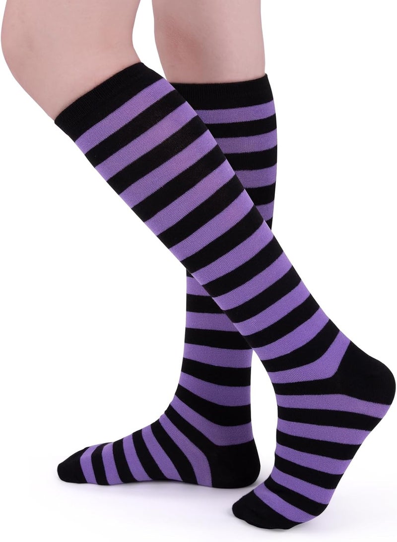 Lainlight Store Knee High Socks for Women Casual Tube Knee Socks Elasticity Long Stockings Halloween Accessories - Image 1